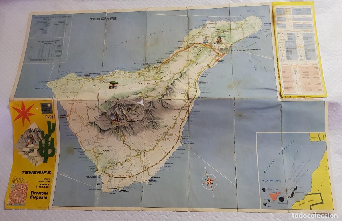 Mapas contempor&aacute;neos: Mapa Firestone - Hispania - Tenerife - 1970 - Foto 1