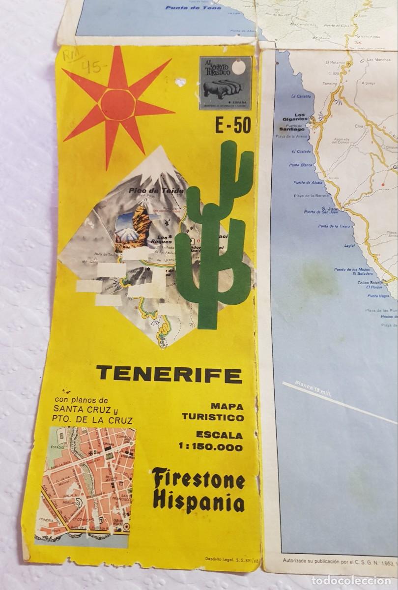 Mapas contempor&aacute;neos: Mapa Firestone - Hispania - Tenerife - 1970 - Foto 2