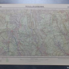 Mapas contemporáneos: VILLARLUENGO, TERUEL, MAPA AÑOS 1960, DIRECCION GENERAL INSTIT. GEOGRAFICO Y CATASTRAL