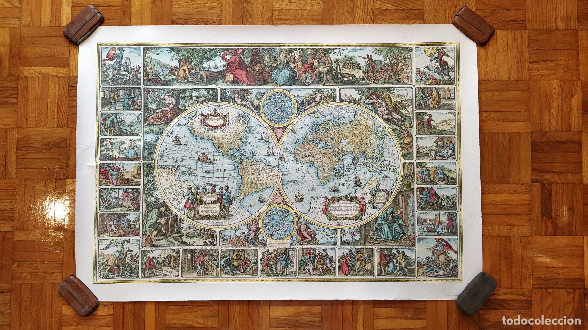 Mapas contempor&aacute;neos: Mapa Mundi 98x67 - Foto 1