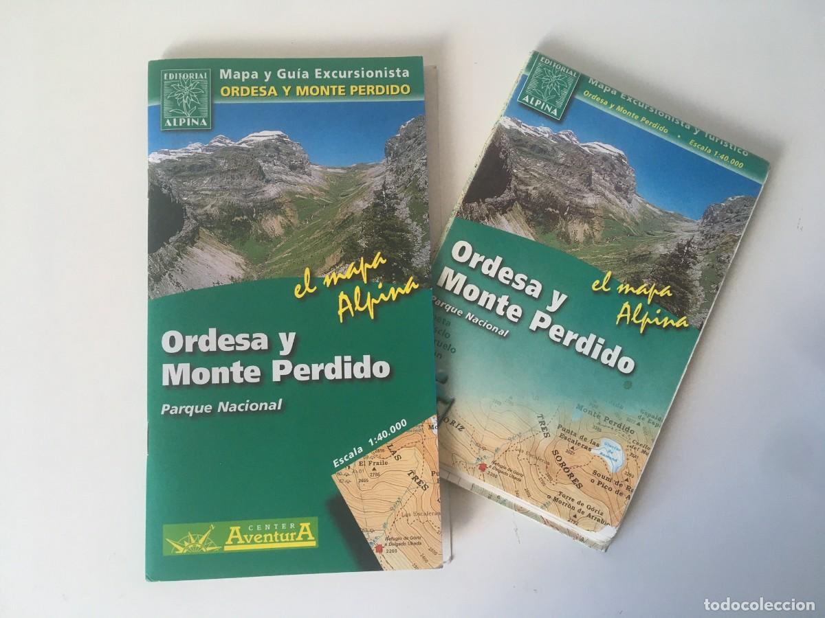 Mapas contempor&aacute;neos: MAPA Y GU&Iacute;A: ORDESA Y MONTE PERDIDO. PARQUE NACIONAL - Editorial Alpina - 3&ordf; edici&oacute;n Mayo 1999
