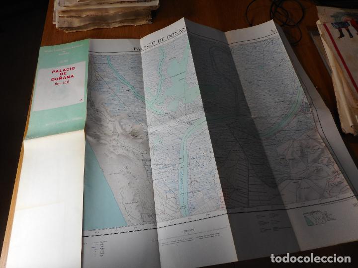 Mapas contempor&aacute;neos: ANTIGUO MAPA TOPOGRAFICO PALACIO DE DO&Ntilde;ANA 1975