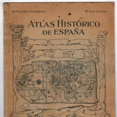Mapas contemporáneos: TLAS HISTÓRICO DE ESPAÑA. FCO. CONDEMINAS / L. VISINTIN. INSTITUTO GEOGRÁFICO DE AGOSTINI. Lote 400887514
