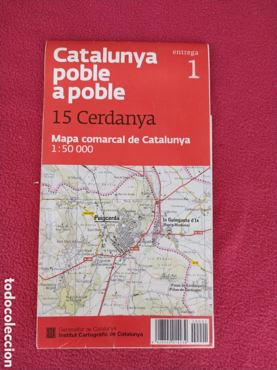 Mapas contempor&aacute;neos: CATALUNYA POBLE A POBLE,CERDANYA