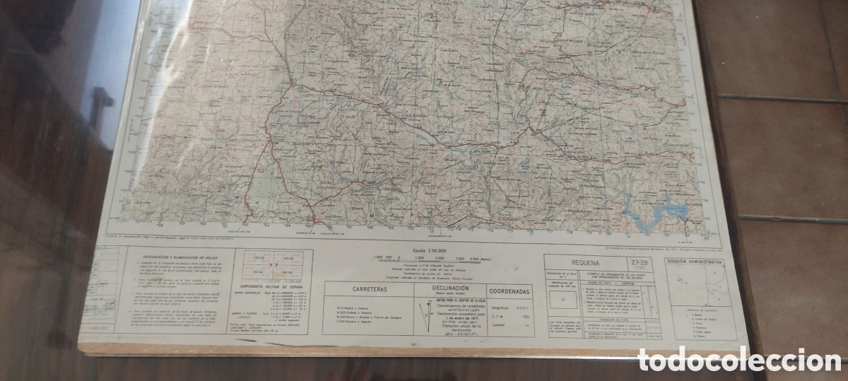 Mapas contempor&aacute;neos: ANTIGUO MAPA TOPOGR&Aacute;FICO - Foto 2
