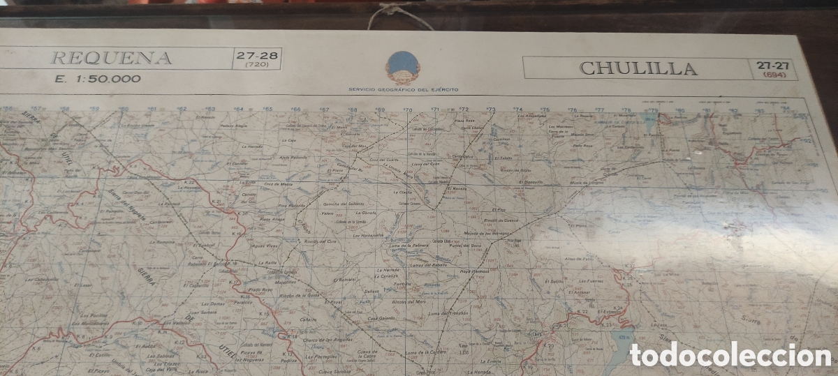 Mapas contempor&aacute;neos: ANTIGUO MAPA TOPOGR&Aacute;FICO - Foto 3