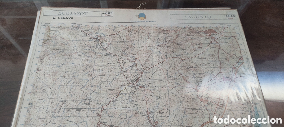 Mapas contempor&aacute;neos: Antiguo mapa topogr&aacute;fico - Foto 3