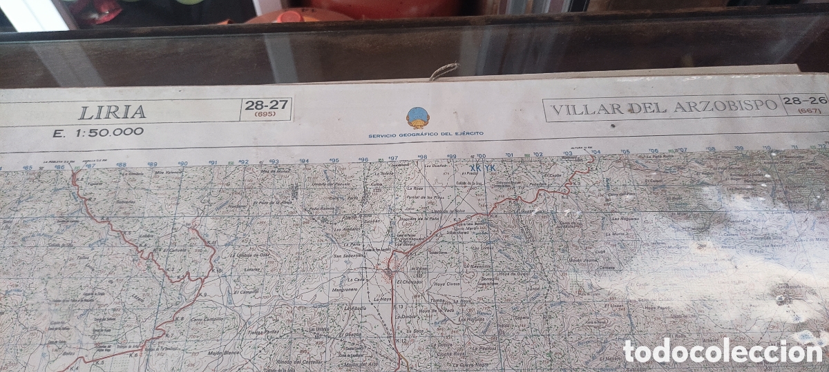 Mapas contempor&aacute;neos: ANTIGUO MAPA TOPOGR&Aacute;FICO - Foto 3