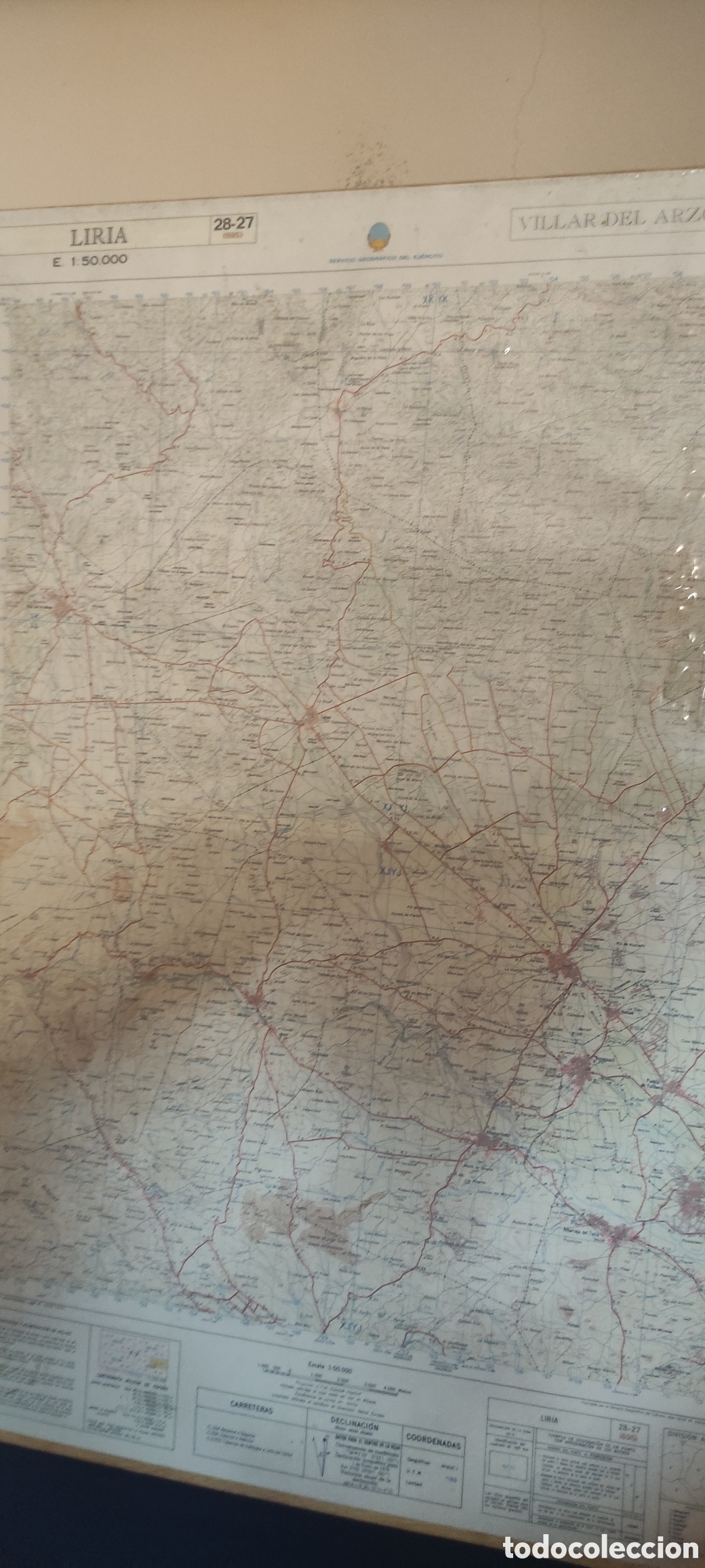 Mapas contempor&aacute;neos: ANTIGUO MAPA TOPOGR&Aacute;FICO - Foto 4