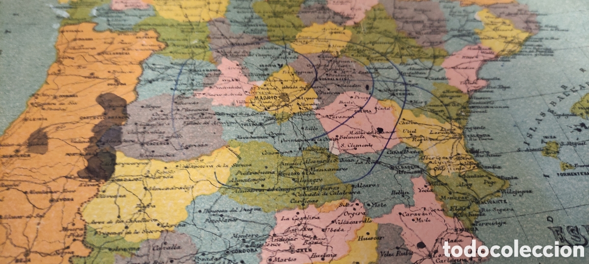 Mapas contempor&aacute;neos: ANTIGUO MAPA DE ESPA&Ntilde;A - Foto 4