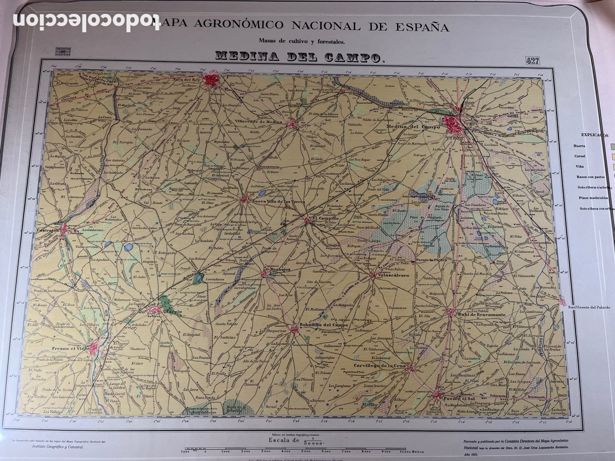 Mapas contempor&aacute;neos: 4 MAPAS AGRON&Oacute;MICO NACIONAL DE ESPA&Ntilde;A - Foto 4