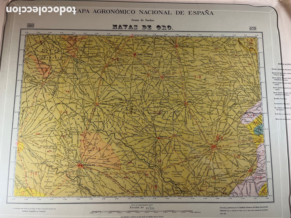 Mapas contempor&aacute;neos: 4 MAPAS AGRON&Oacute;MICO NACIONAL DE ESPA&Ntilde;A - Foto 6