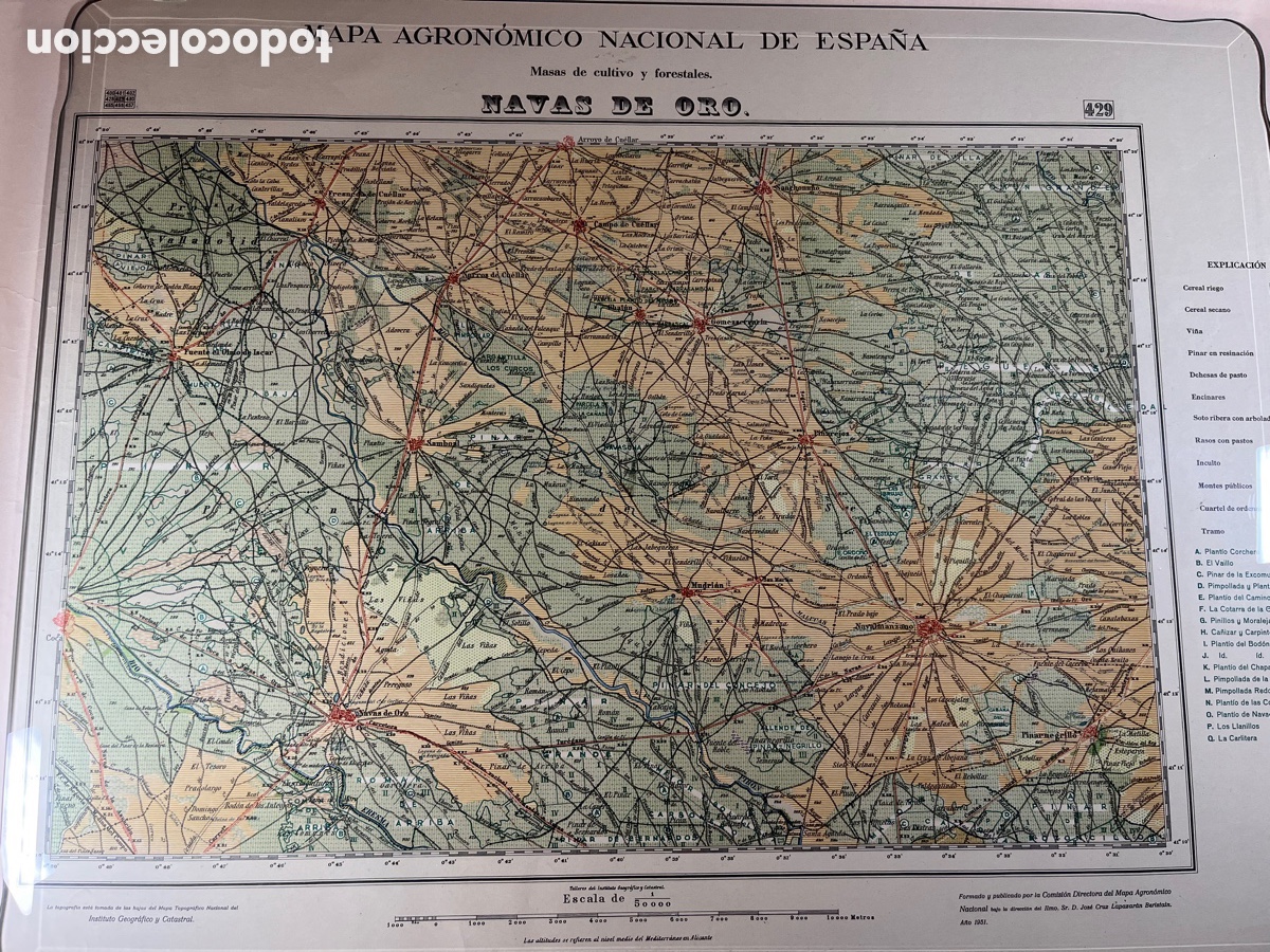 Mapas contempor&aacute;neos: 4 MAPAS AGRON&Oacute;MICO NACIONAL DE ESPA&Ntilde;A - Foto 8