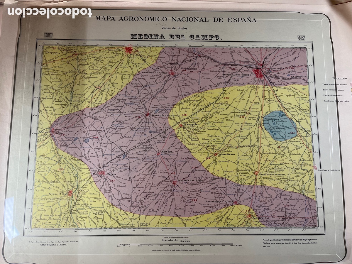 Mapas contempor&aacute;neos: 4 MAPAS AGRON&Oacute;MICO NACIONAL DE ESPA&Ntilde;A - Foto 1
