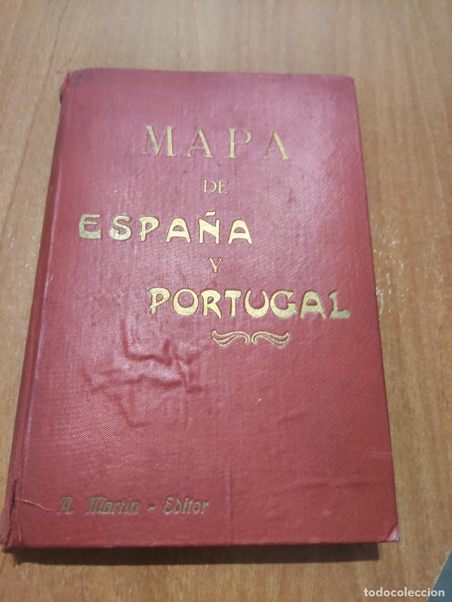 Mapas contempor&aacute;neos: Mapa de Espa&ntilde;a y Portugal a. Mart&iacute;n. - Foto 3