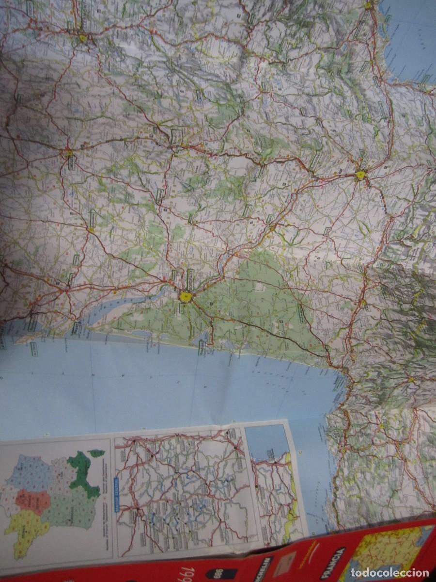 Mapas contempor&aacute;neos: mapa francia michelin 989 1999 - Foto 3