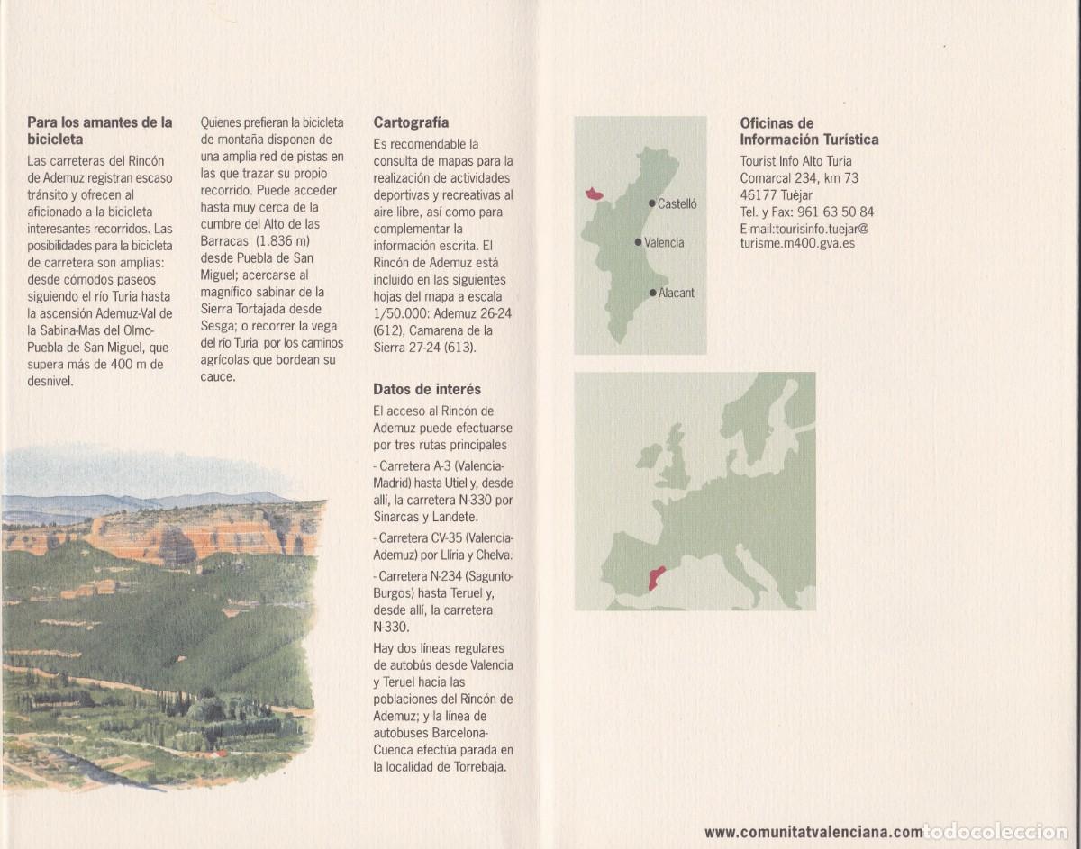 Mapas contempor&aacute;neos: Mapa Comunidad Valenciana El Rinc&oacute;n de Ademuz. - Foto 6