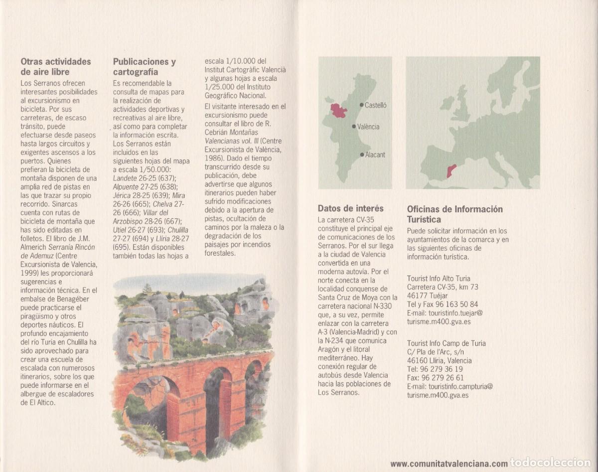 Mapas contempor&aacute;neos: Mapa Comunidad Valenciana Los Serranos. - Foto 6