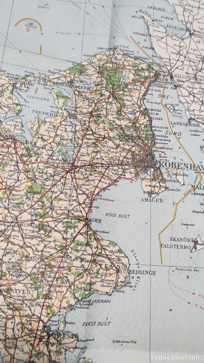 Mapas contempor&aacute;neos: MAPA DINAMARCA A&Ntilde;O 1954 - Foto 3