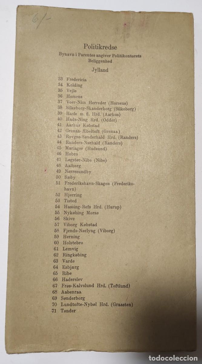 Mapas contempor&aacute;neos: MAPA DINAMARCA A&Ntilde;O 1954 - Foto 6
