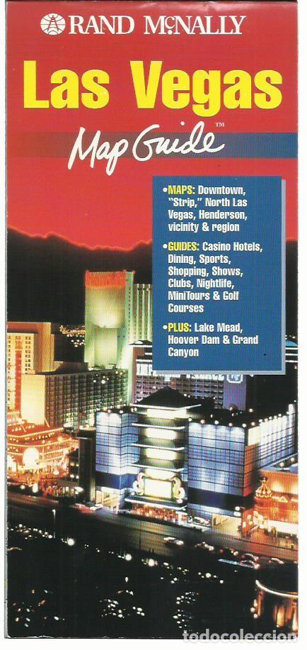 Mapas contempor&aacute;neos: LAS VEGAS. MAP GUIDE. Rand McNALLY, 1995 - Foto 1