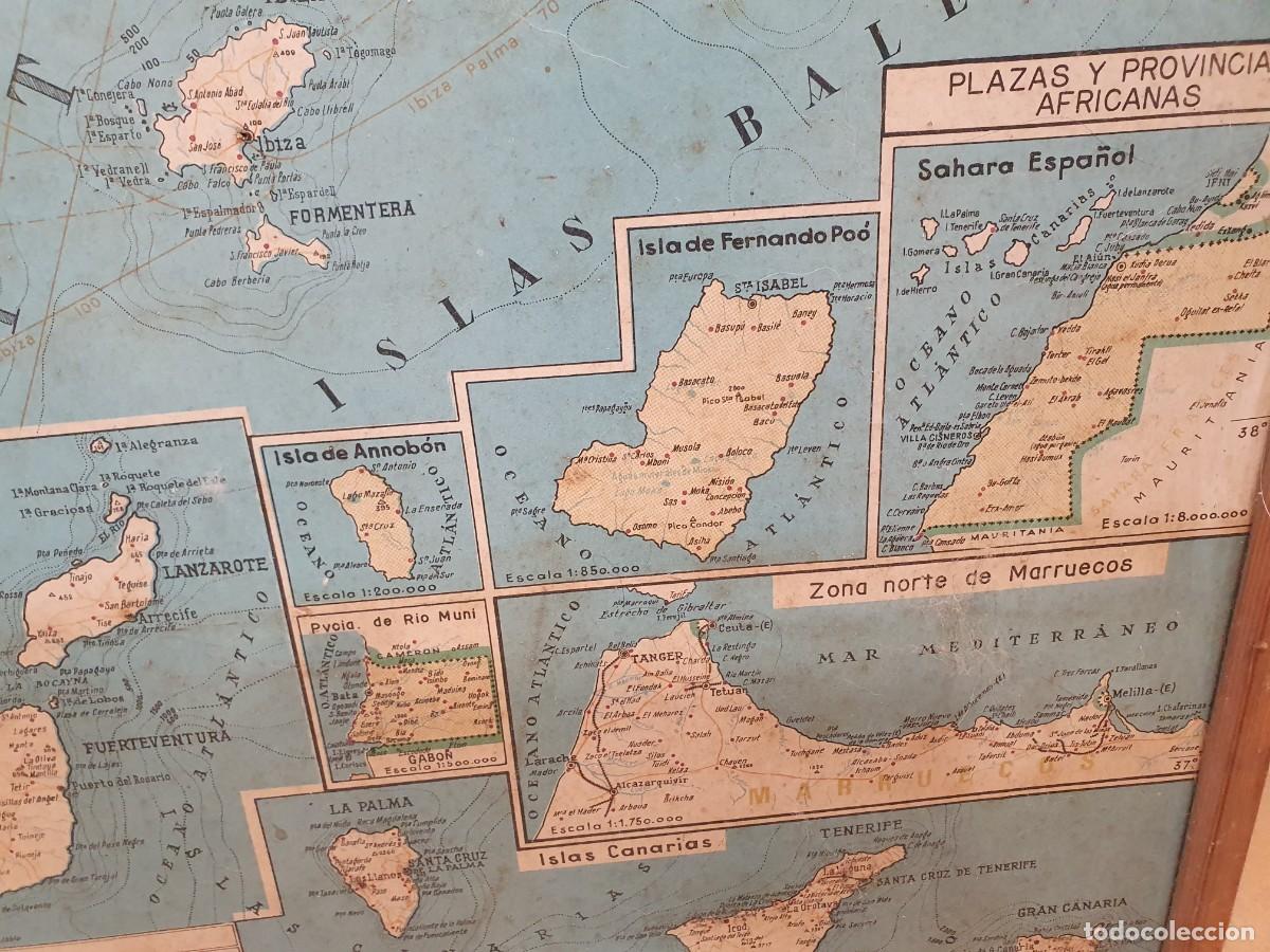Mapas contempor&aacute;neos: Mapa Espa&ntilde;a enmarcado - Foto 3