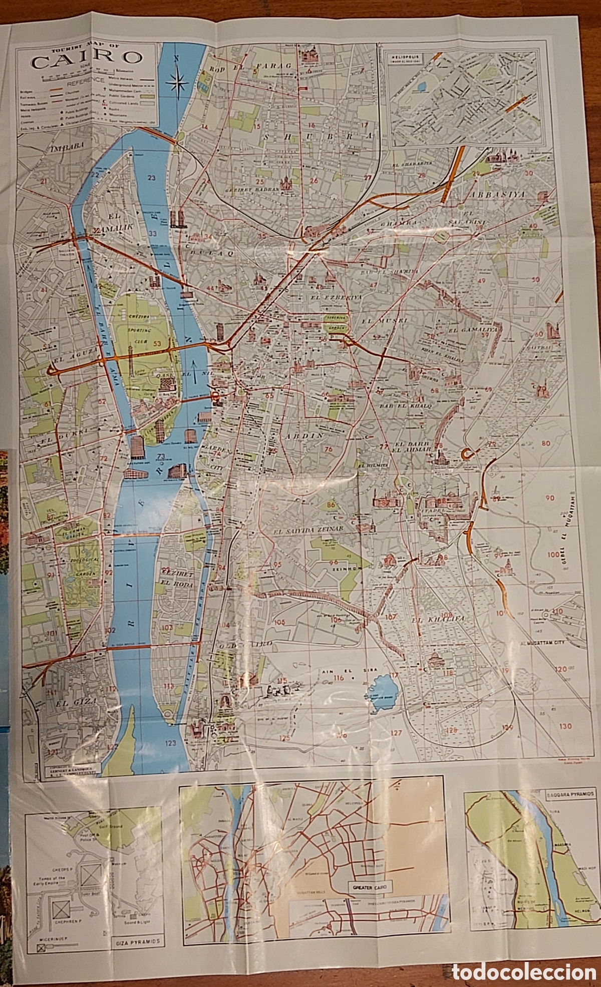 Mapas contempor&aacute;neos: MAPA TUR&Iacute;STICO DEL CAIRO - Foto 1