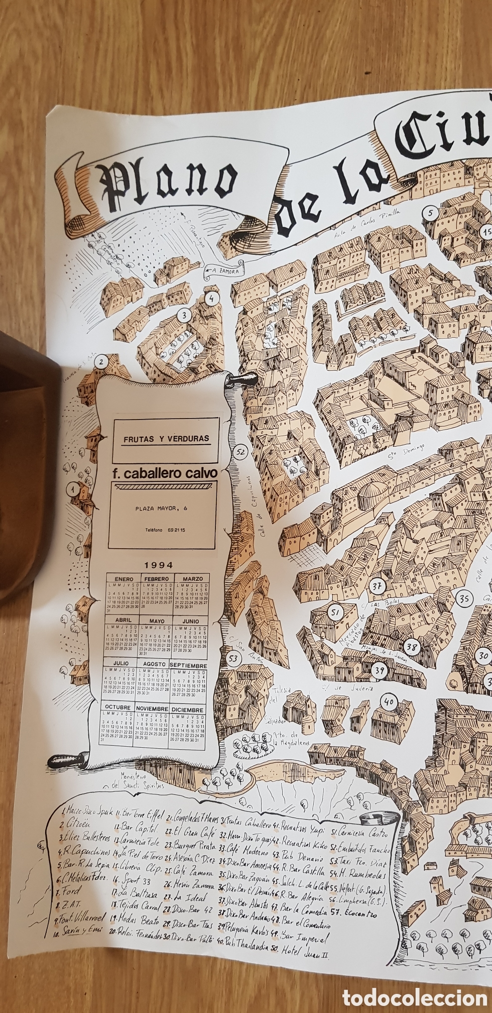 Mapas contempor&aacute;neos: Plano de la Ciudad de Toro 1994 - Foto 2