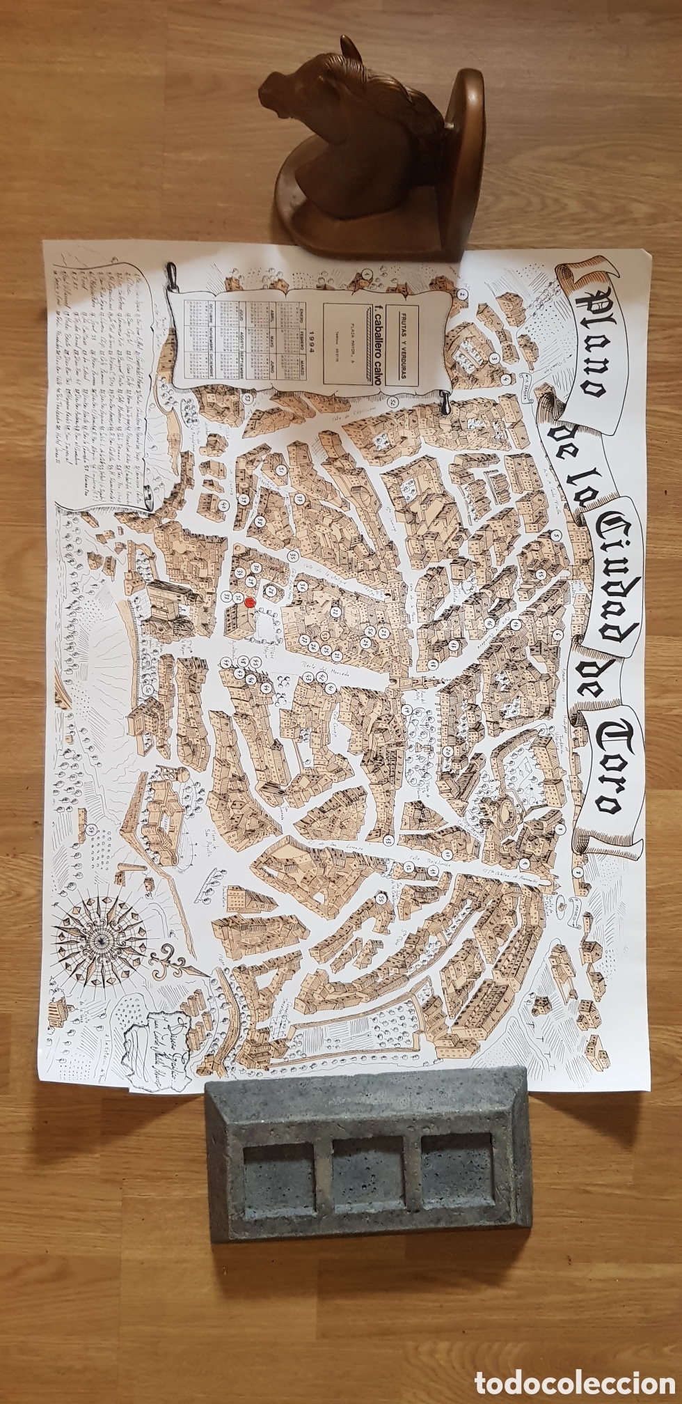 Mapas contempor&aacute;neos: Plano de la Ciudad de Toro 1994 - Foto 1