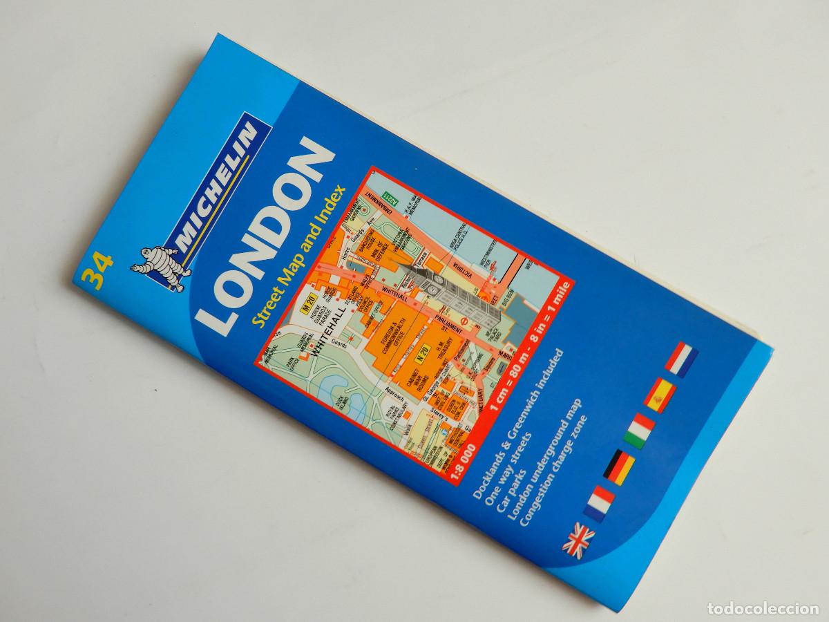 Mapas contempor&aacute;neos: PLANO DE LONDRES MICHELIN 34 - Foto 1