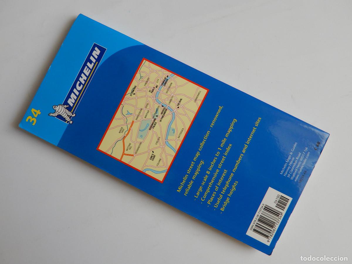 Mapas contempor&aacute;neos: PLANO DE LONDRES MICHELIN 34 - Foto 2