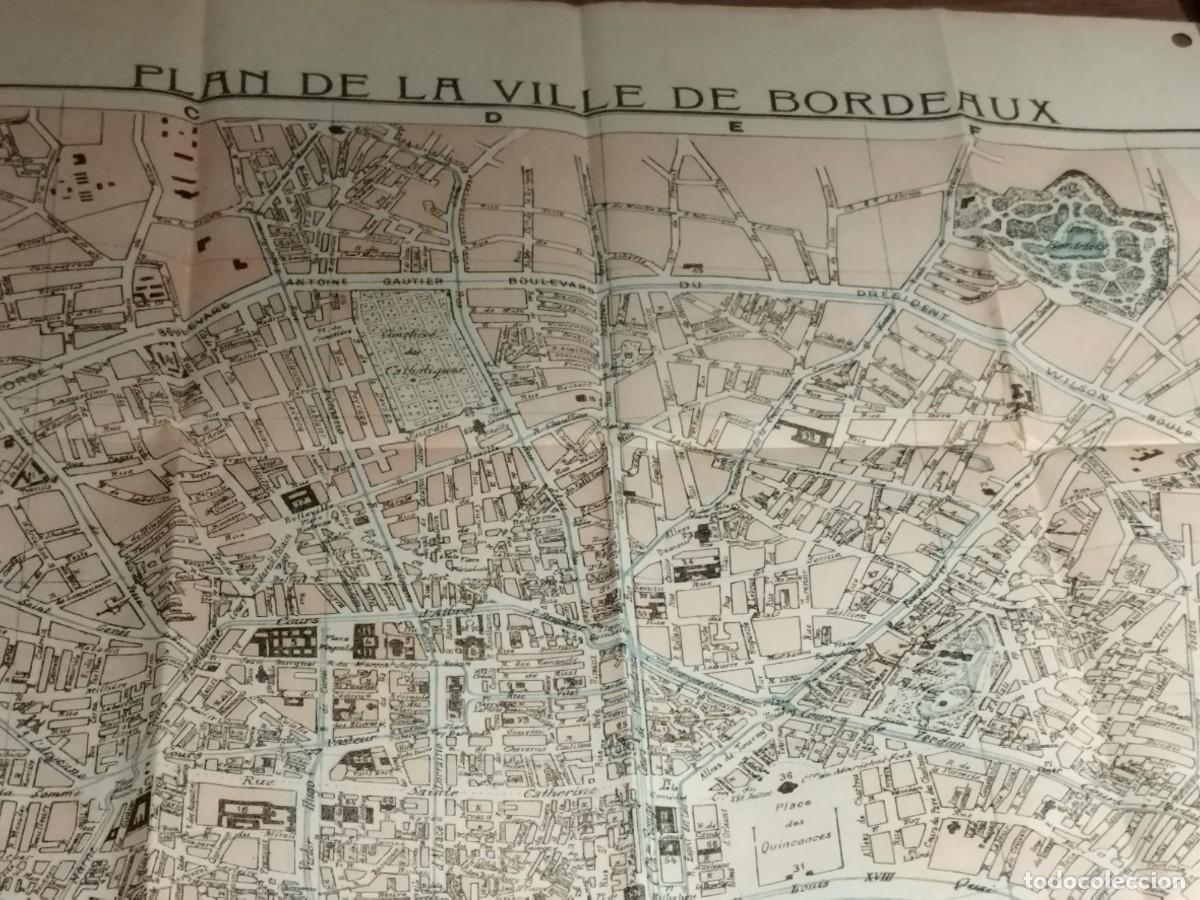 Mapas contempor&aacute;neos: BORDEAUX: GUIDE ILLUSTRE AVEC PLAN - 1920 - Foto 8