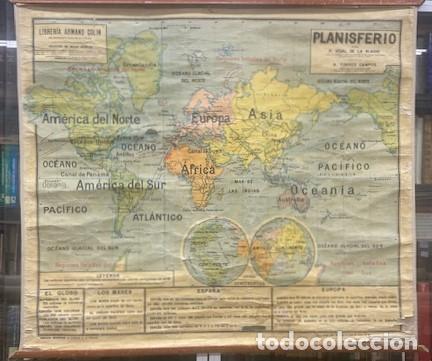 Mapa Planisferio Para Pared