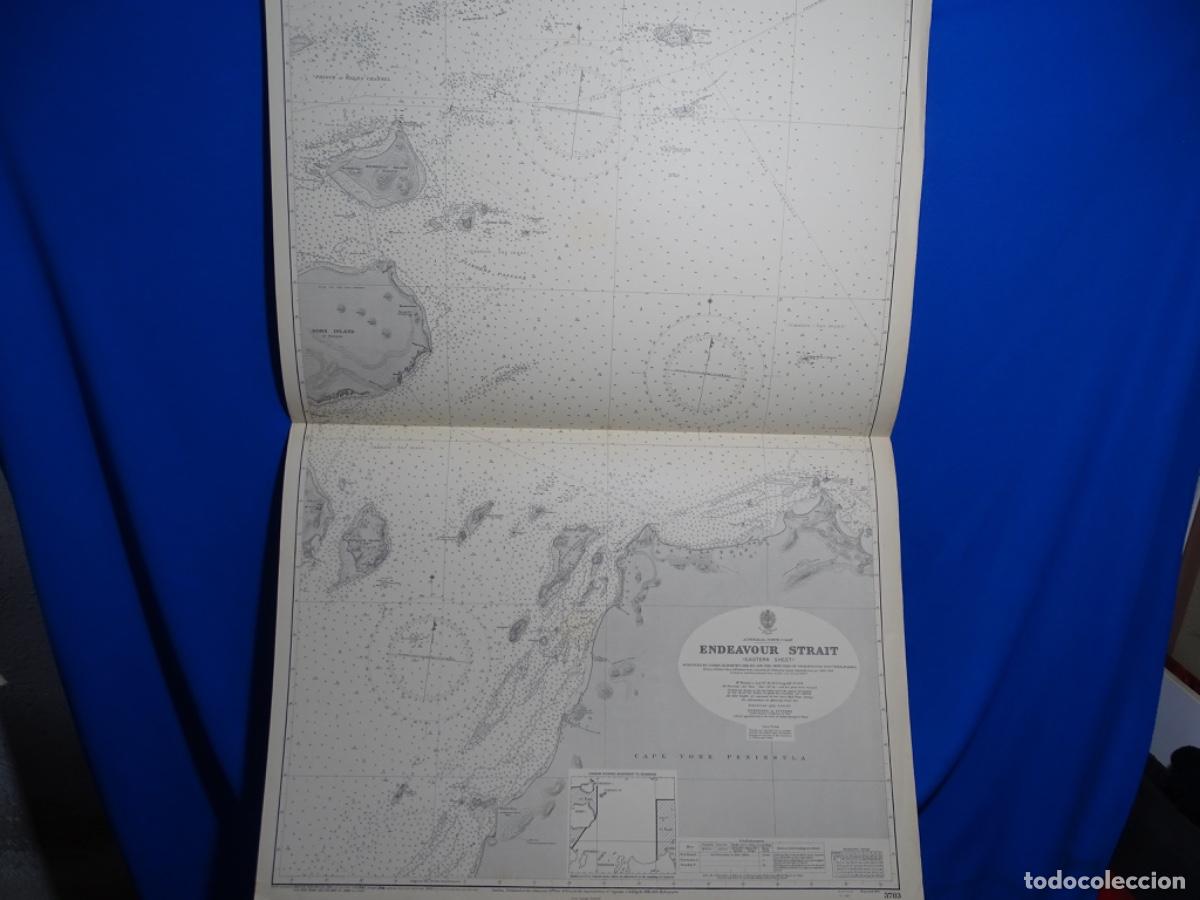 Zeitgen&ouml;ssische Karten: MAPA ENDEAVOUR STRAIT. AUSTRALIA NORTE. 1933.