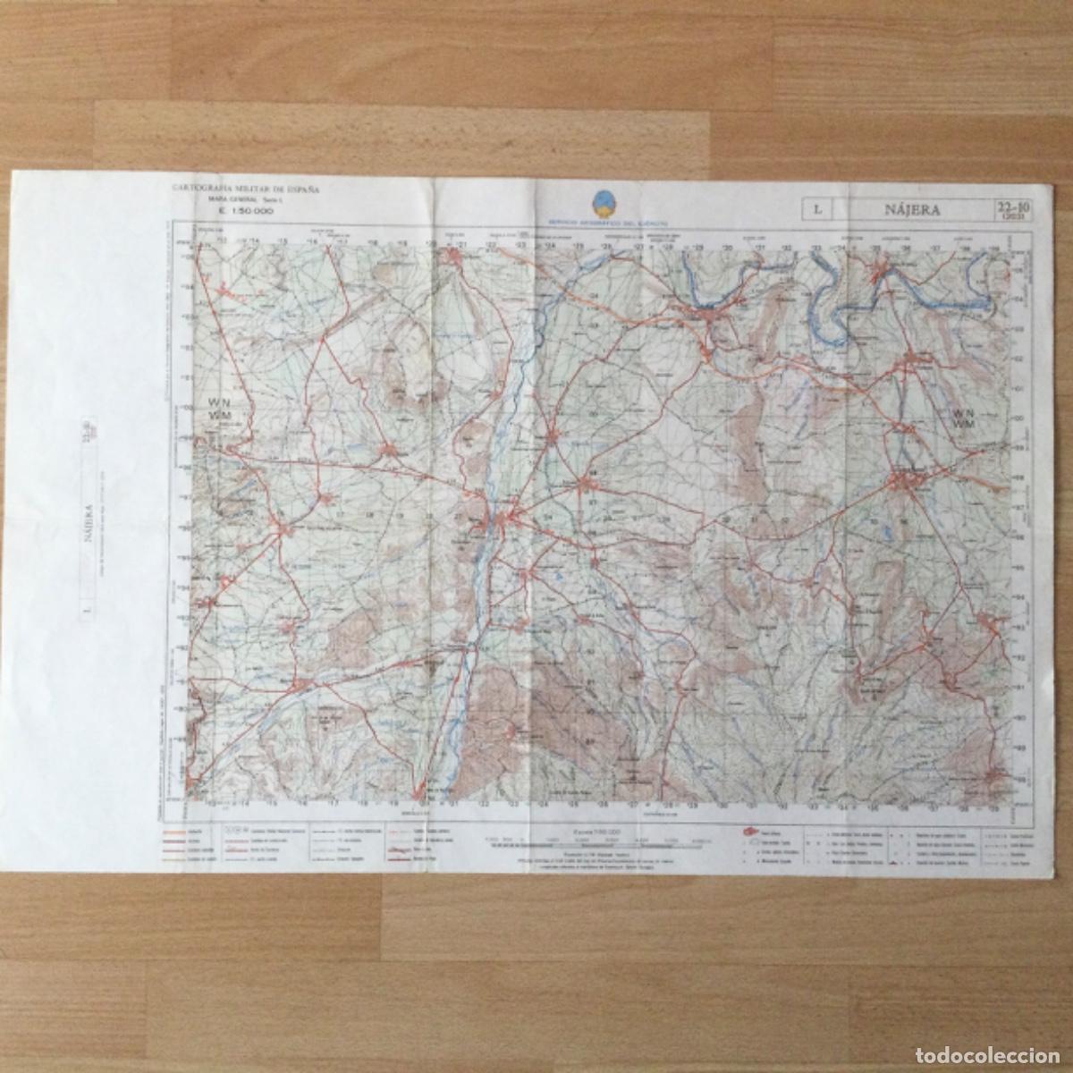 Mapas contempor&aacute;neos: Mapa Topogr&aacute;fico &ldquo;NAJERA&rdquo;. Servicio Geogr&aacute;fico del Ejercito - Foto 1