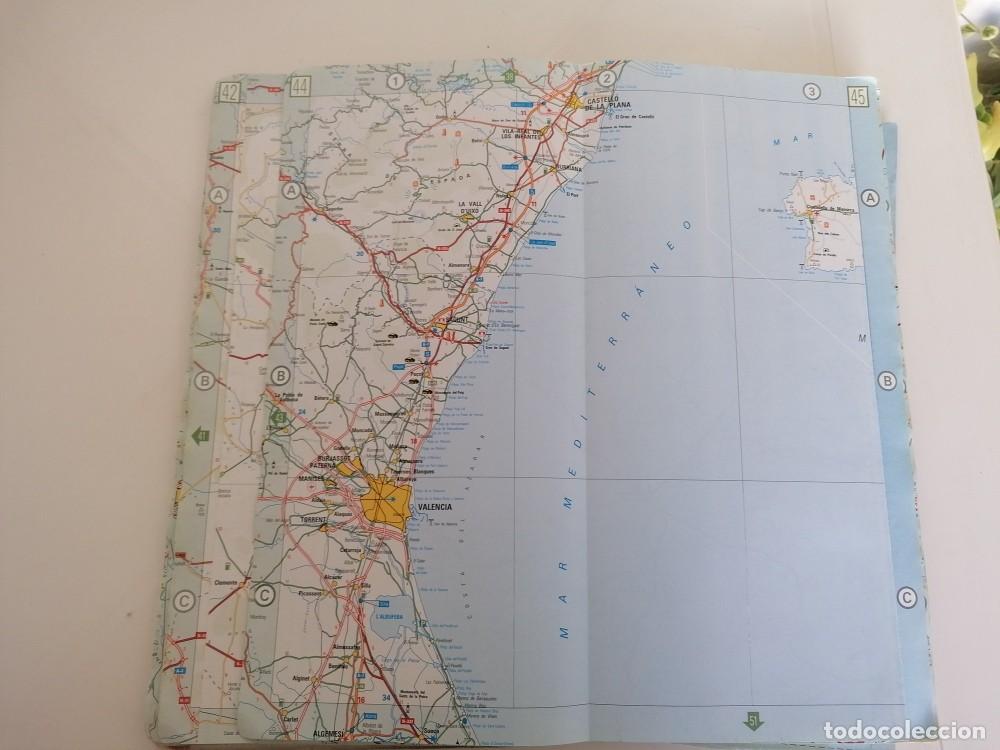 Mapas contempor&aacute;neos: Mapa oficial de carreteras 1998 Espa&ntilde;a
