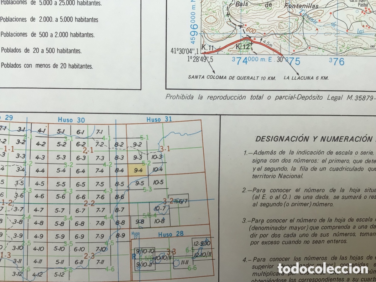 Mapas contempor&aacute;neos: MAPA MILITAR DE ESPA&Ntilde;A. IGUALADA - Foto 6