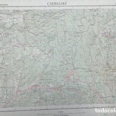 Mapas contemporáneos: MAPA TOPOGRÁFICO NACIONAL DE ESPAÑA. CASTELLOLÍ.