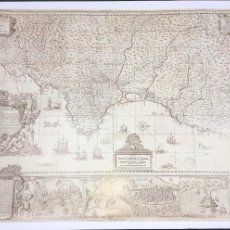 Mapas contemporáneos: MAPA DEL REINO DE VALENCIA - DOS GOBIERNOS VALENCIA Y ORIHUELA - XATIVA Y CASTELLON - REPRODUCCION