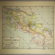 Mapas contemporáneos: ANTIGUO MAPA. COSTA RICA.