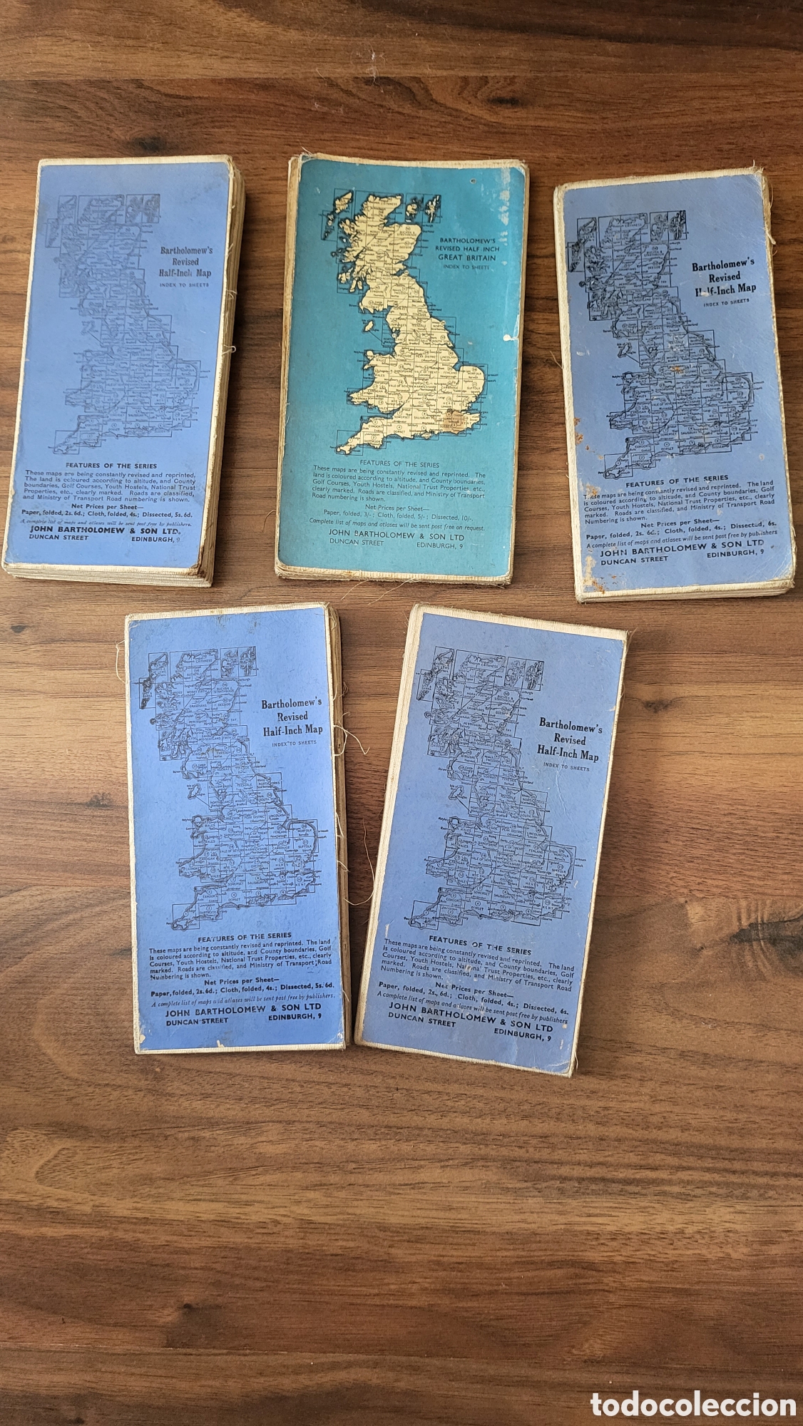 Mapas contempor&aacute;neos: ANTIGUOS MAPAS BARTHOLOMEWS - Foto 4