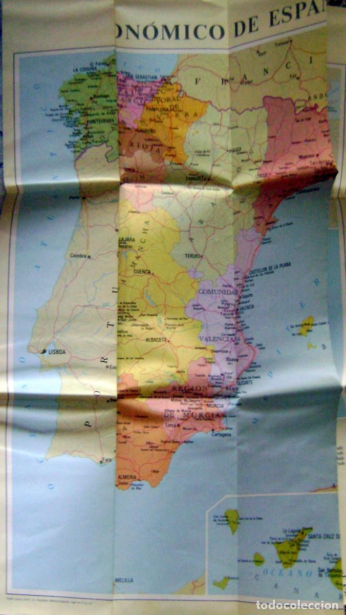 Mapas contempor&aacute;neos: MAPA AUTON&Oacute;MICO DE ESPA&Ntilde;A 1985 - Foto 2