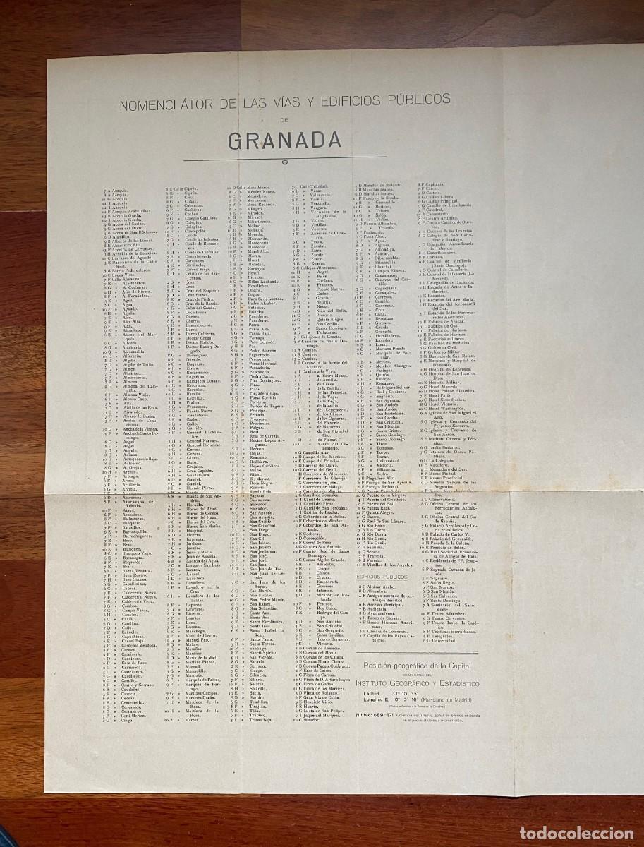 Mapas contempor&aacute;neos: PLANO DE GRANADA C.1900 - Foto 2