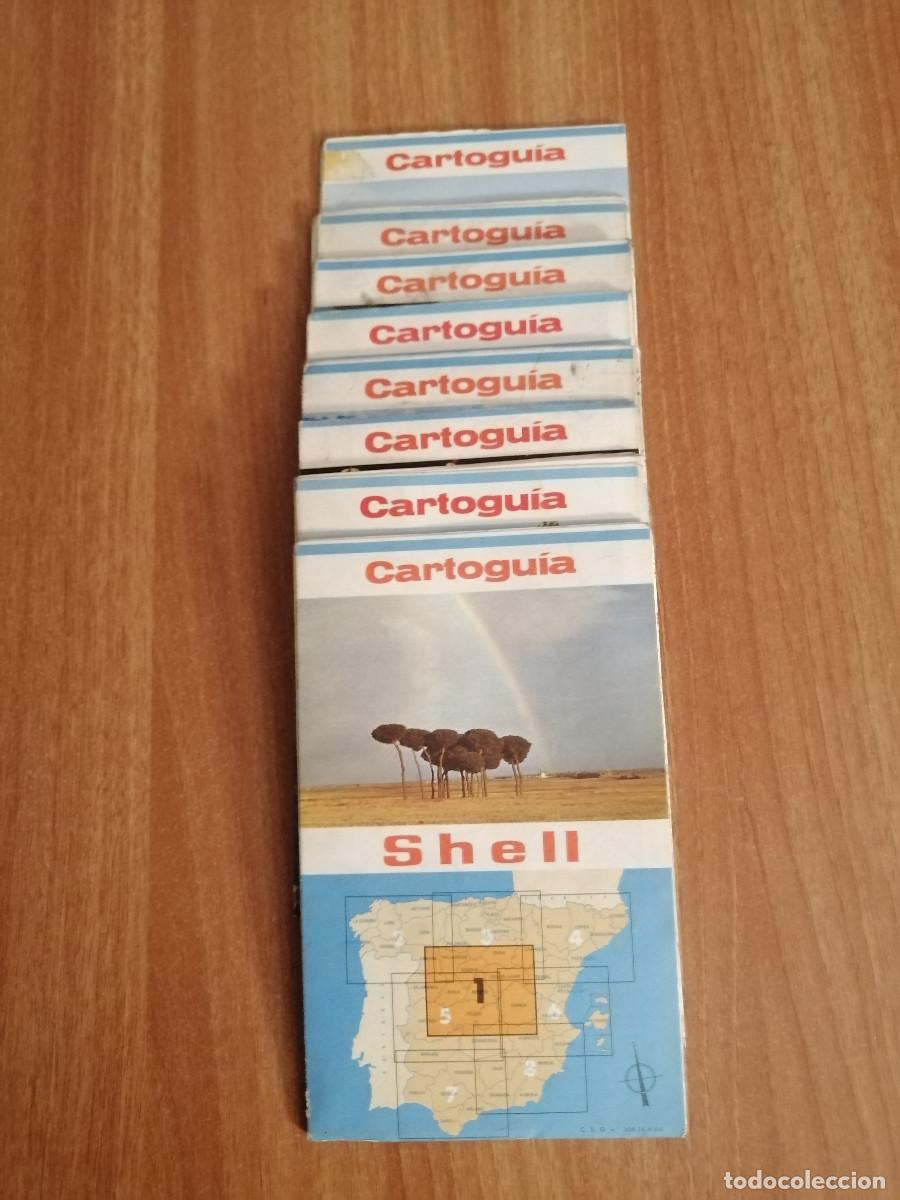 Mapas contempor&aacute;neos: 8 MAPAS CARTOGUIA SHELL CON SU ESTUCHE - Foto 1