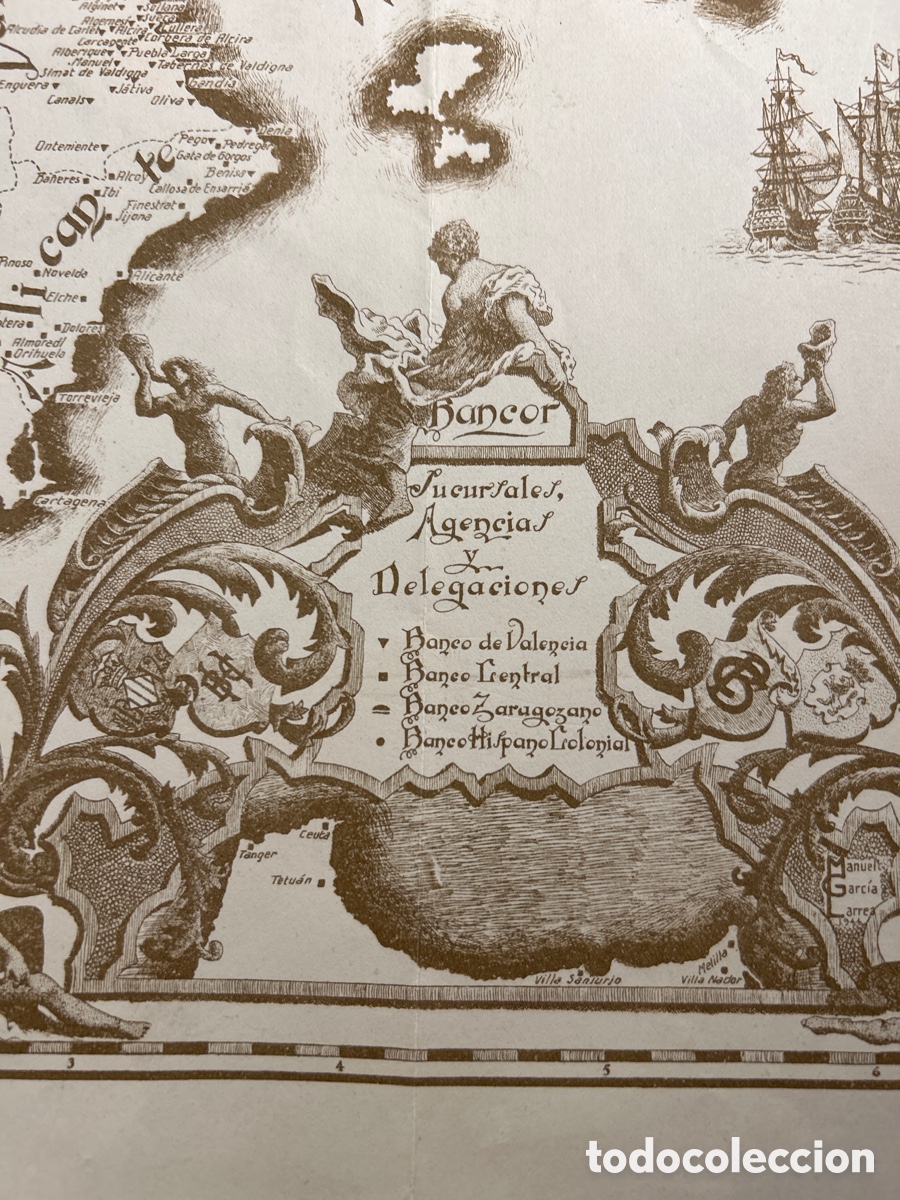 Mapas contempor&aacute;neos: MAPA SUCURSALES BANCOR 1900-1945 - Foto 2