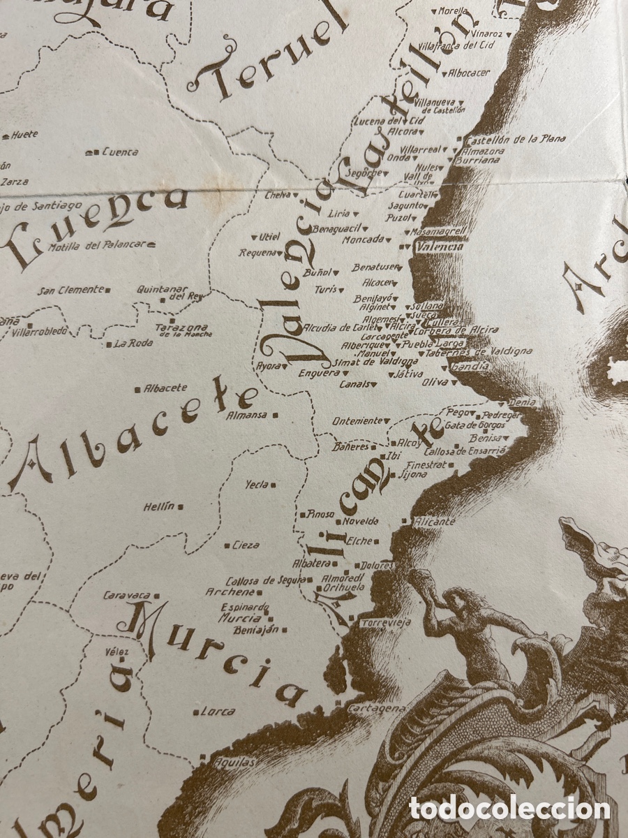 Mapas contempor&aacute;neos: MAPA SUCURSALES BANCOR 1900-1945 - Foto 3