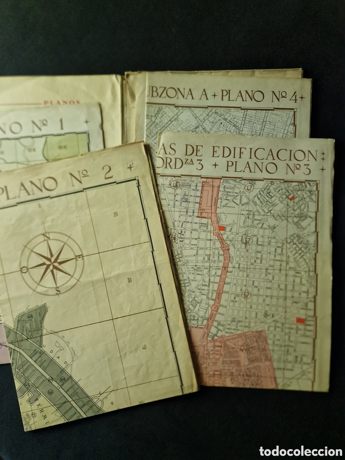 Mapas contempor&aacute;neos: MADRID PLANOS ORDENANZAS MUNICIPALES DE LA EDIFICACI&Oacute;N 1950 - Foto 3