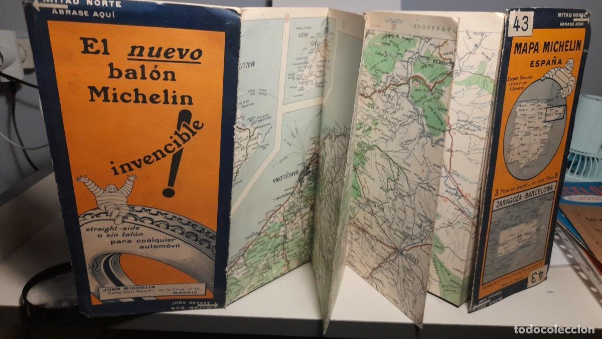 Mapas contempor&aacute;neos: ANTIGUO MAPA MICHELIN DE ESPA&Ntilde;A - Foto 3