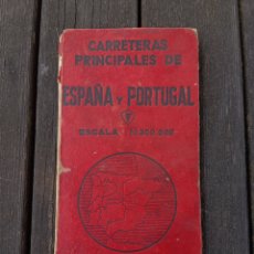 Mapas contemporáneos: MAPA CARRETERAS FIRESTONE-HISPANIA . PROTECTORADO DE ESPAÑA EN MARRUECOS.
