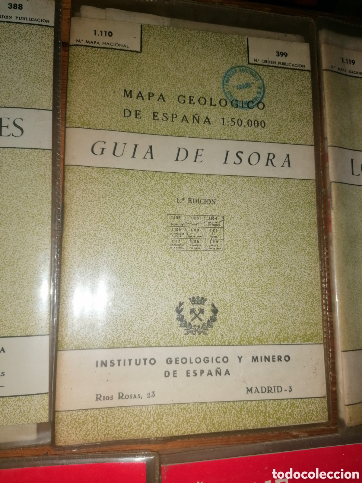 Mapas contempor&aacute;neos: Lote MAPA GEOL&Oacute;GICO DE ESPA&Ntilde;A - TENERIFE - Foto 5